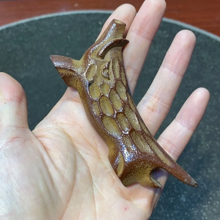 枯***彩瓷片陶瓷艺术品制作工艺品