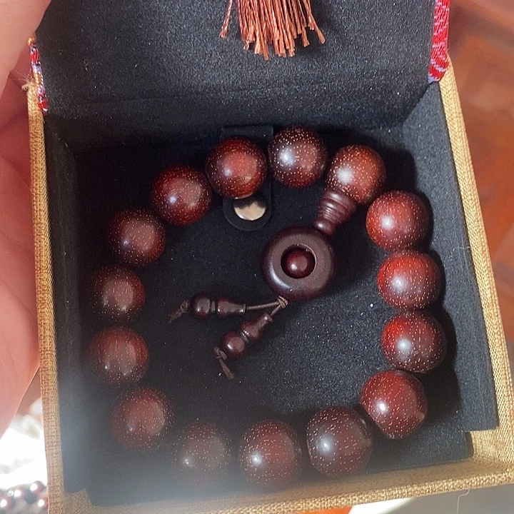 黑酸枝木类紫檀手串满星