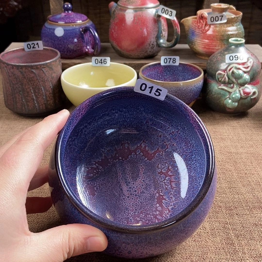 瓷片钧瓷茶壶茶具