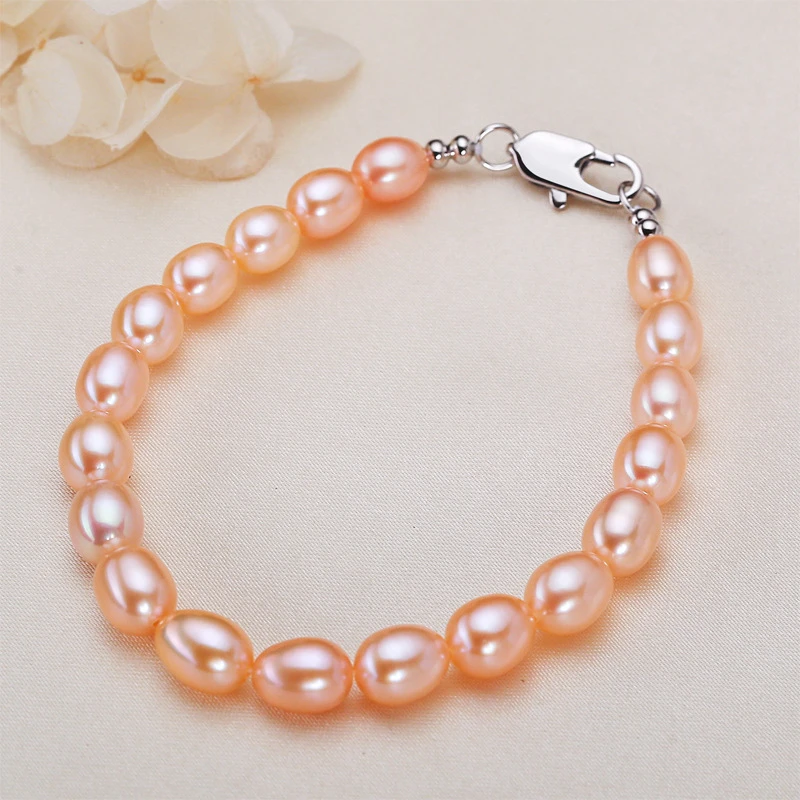 诸暨真珍珠饰品批发时尚潮款淡水珍珠手链网红气质设计感手饰女