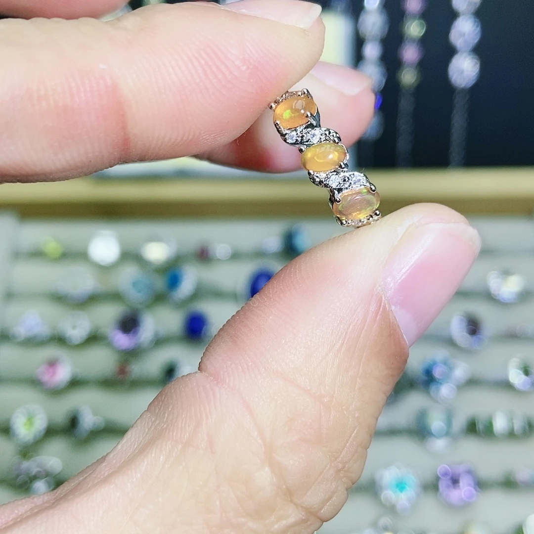 【闪购商品】未镶嵌欧泊戒指