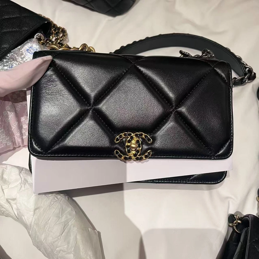 99新 Chanel/香奈儿 壹臻包展/19bag斜挎包/09160938