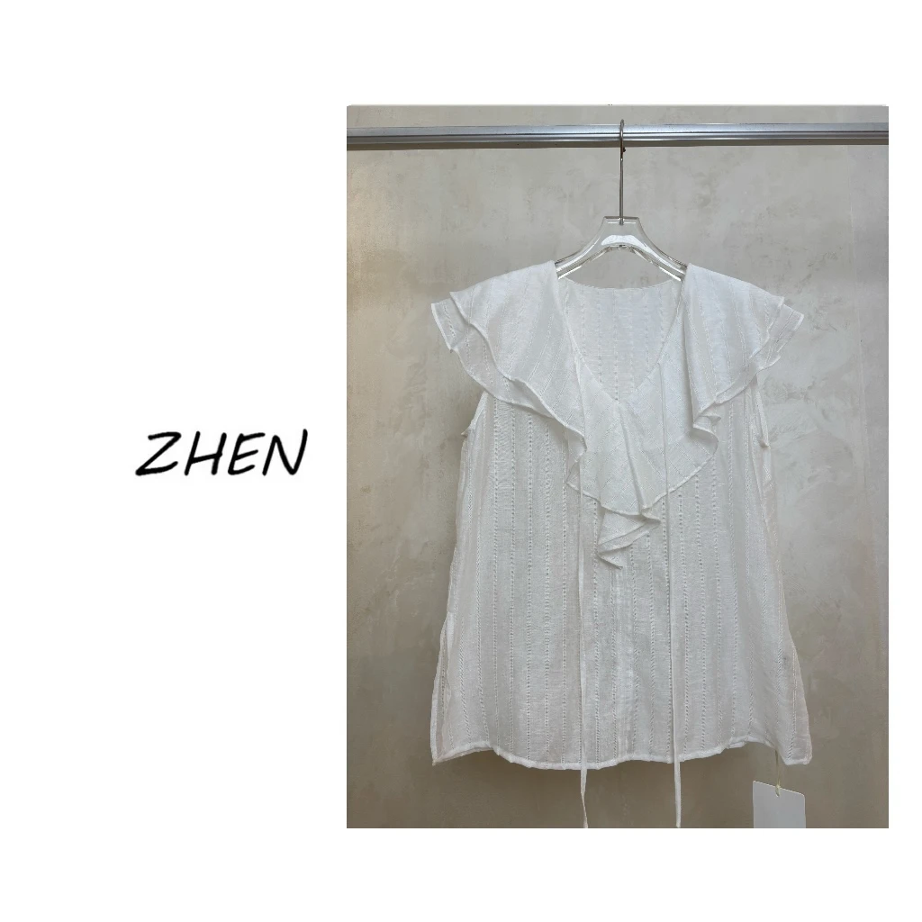 【ZHEN】25K00712 2025新款外套职场风小众设计师款马甲