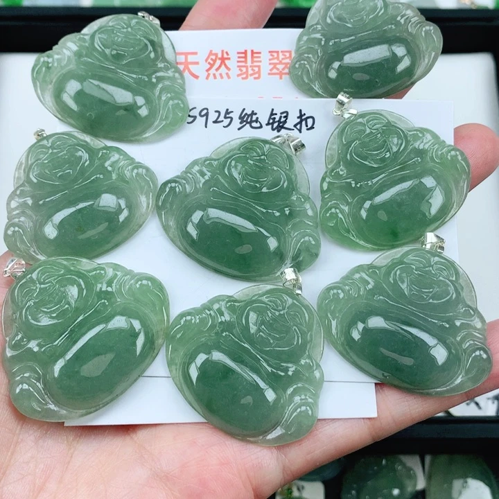 翡翠挂件银S925镶嵌多样性发其1