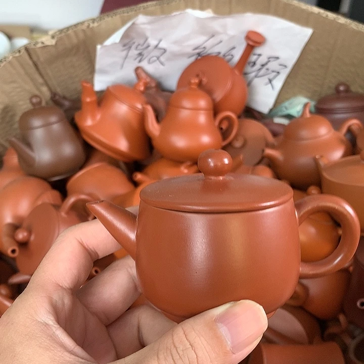 茶壶紫砂原矿朱泥茶壶茶具家用115