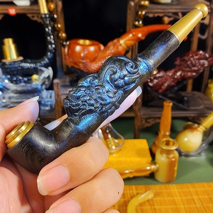 高端定制金丝楠烟嘴