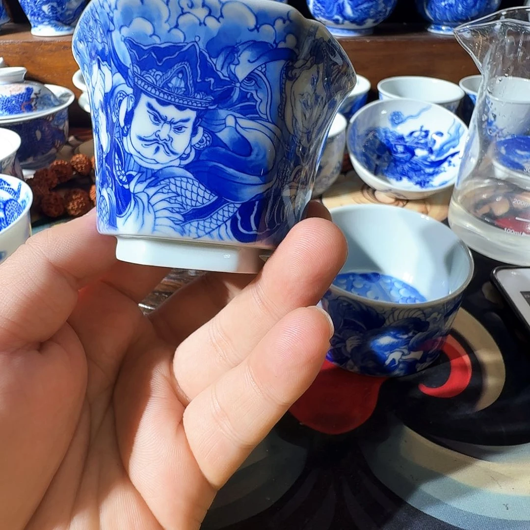 寵***扬泥塑主人杯手工手绘