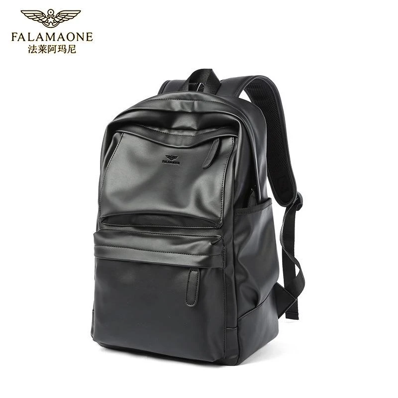 法莱阿玛尼男士双肩包商务通勤男包大容量电脑包潮流百搭旅行包