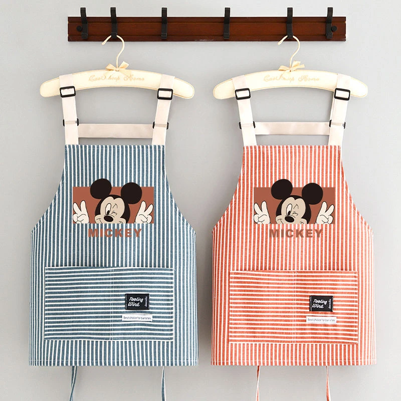 家用简约围裙餐饮厨房做饭摆摊花店上班围腰外穿舒适透气定制印Z