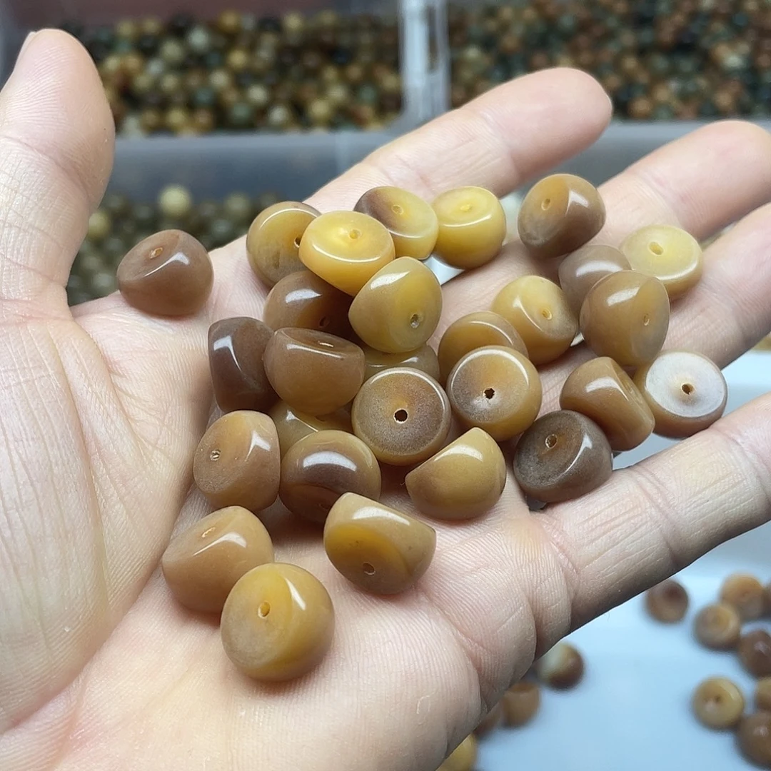 吊坠白玉菩提14风化糖心大肠60颗