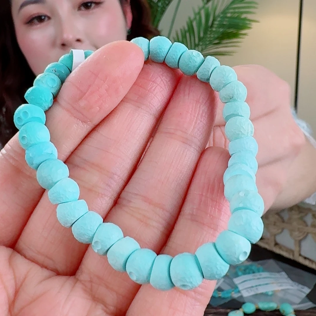 绿松石珠宝奇石未镶嵌