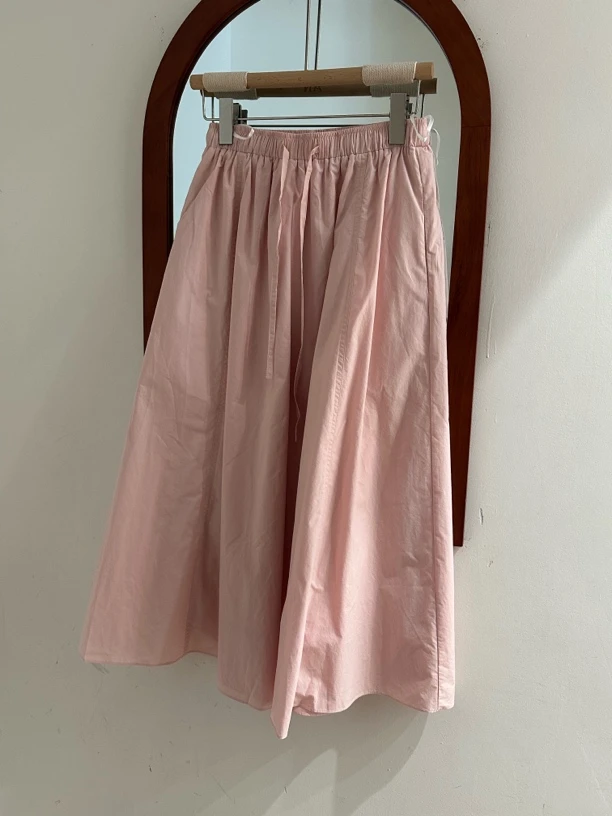 「大昕·桃之夭夭」2025夏季新款伞裙显嫩半裙