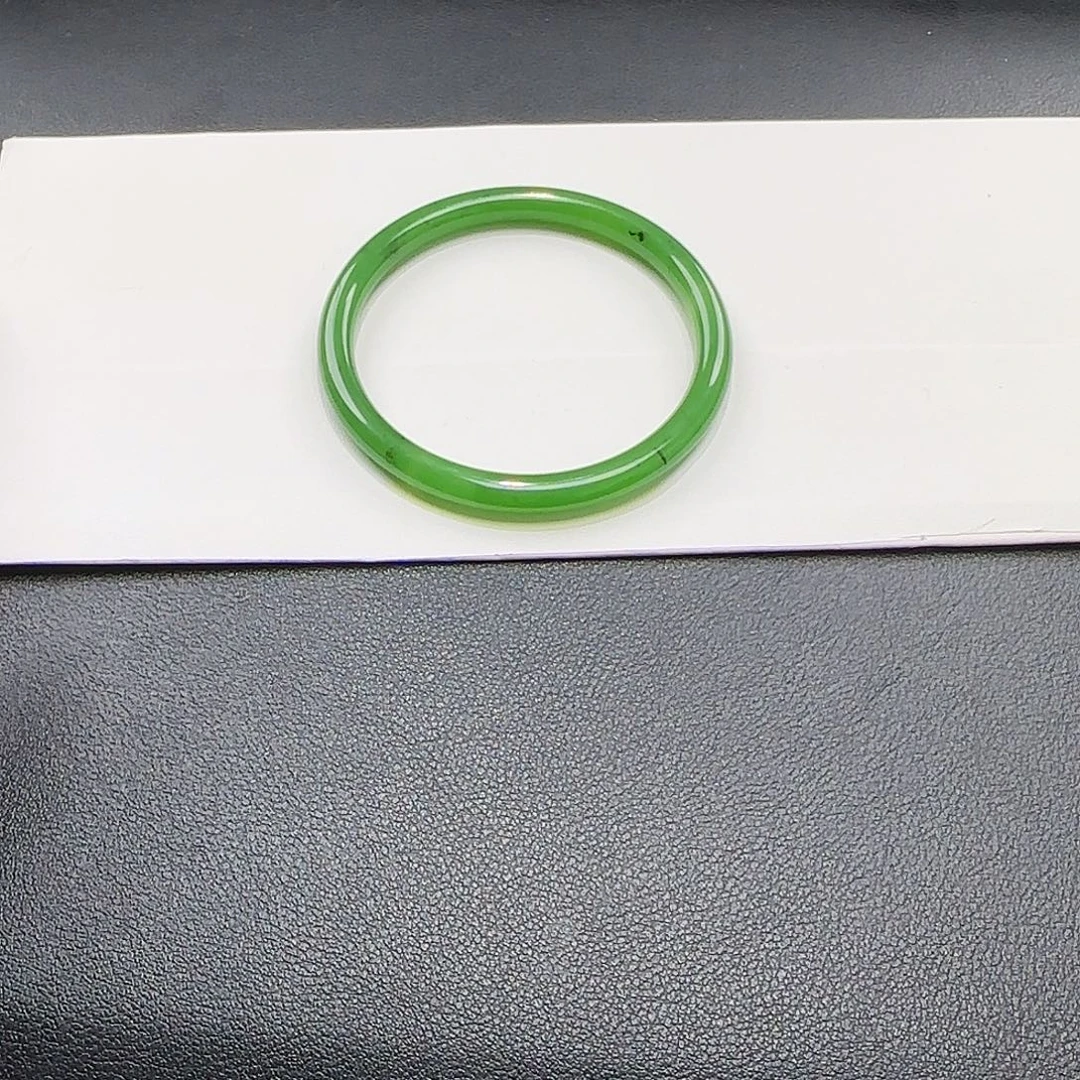 和田玉未镶嵌手镯56+