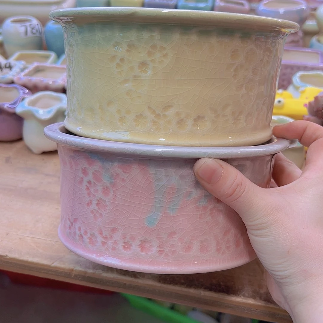 陶瓷花盆当场到场满12包邮