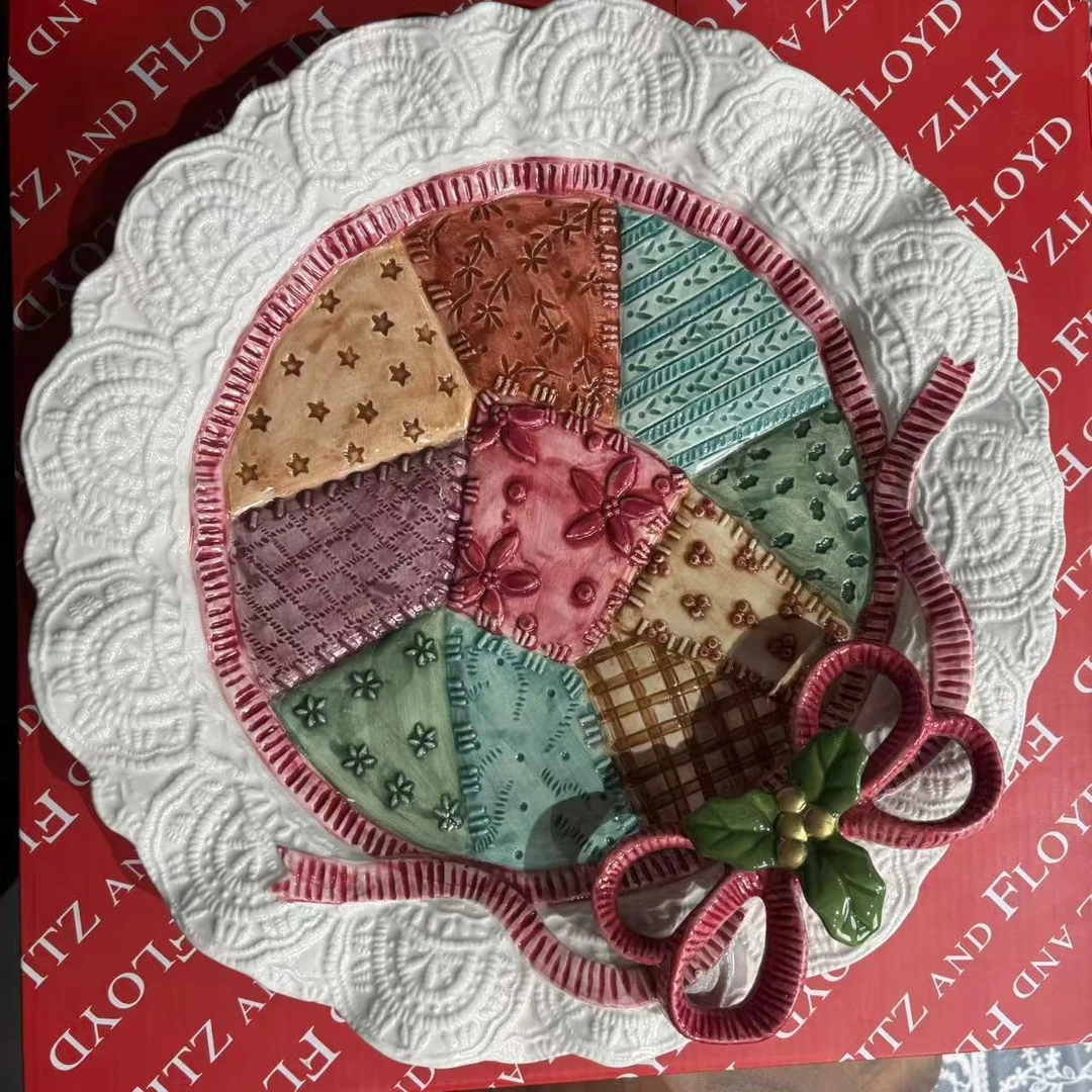 高端礼品圣诞大号底碟