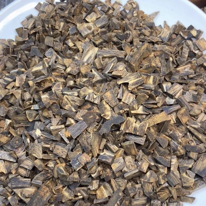 沉香碎屑沉香微**风金沙叶沉水米粒料12g