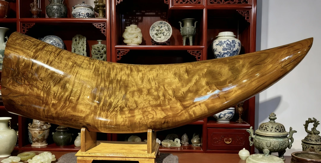 金丝楠木一等品横财招财进宝摆件乔迁客厅书房装饰工艺