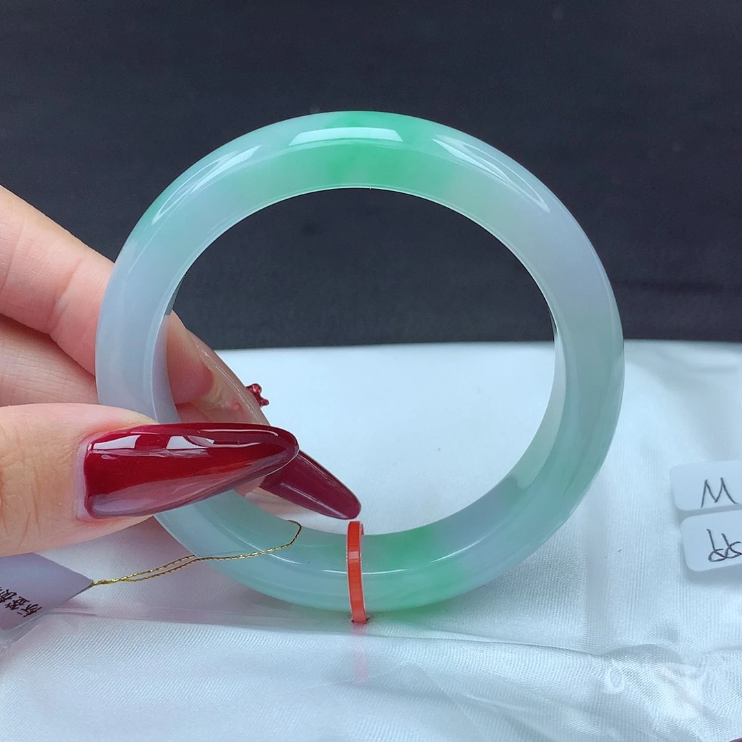 未镶嵌手镯翡翠55圈655