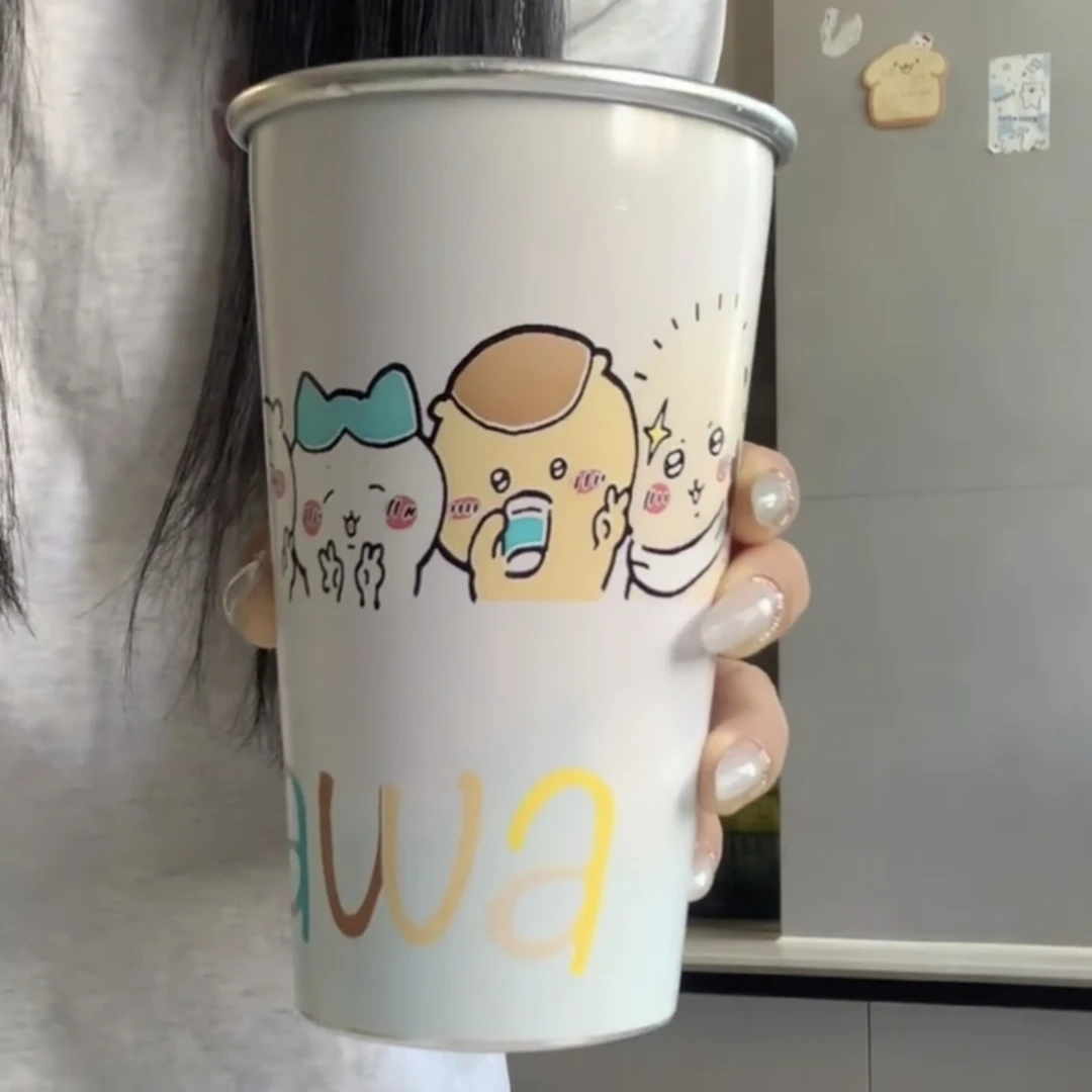 新款chiiwakaw吉伊卡哇动漫周边乌萨奇小八冷变杯变色杯高颜值