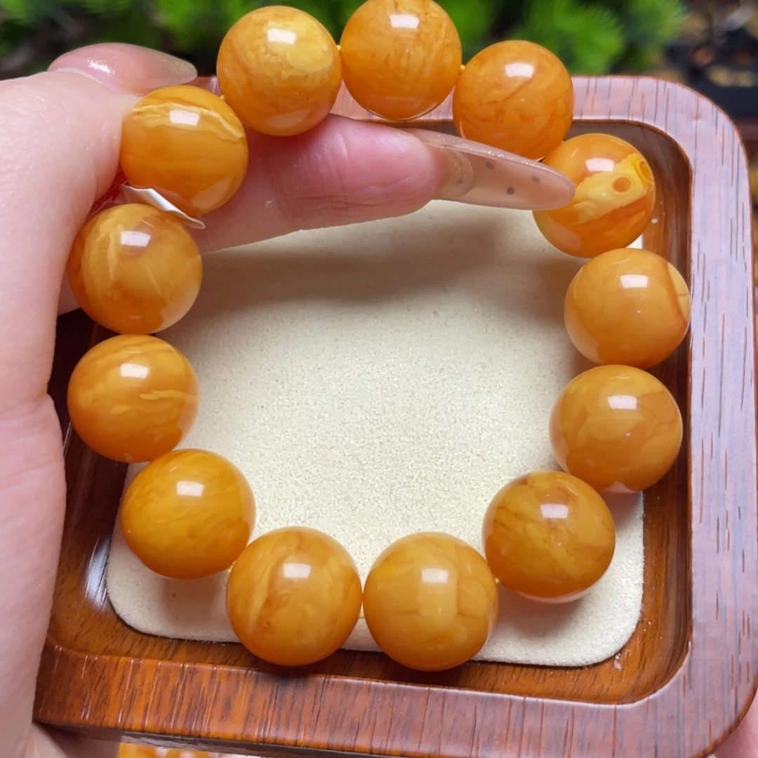 蜜蜡手链未镶嵌手串