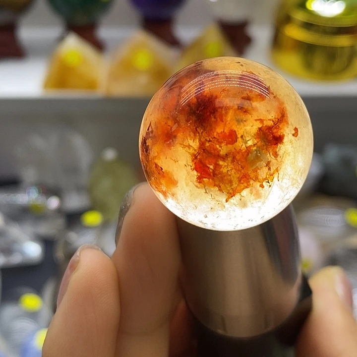 未镶嵌水晶大型摆件（非配饰）红胶花74