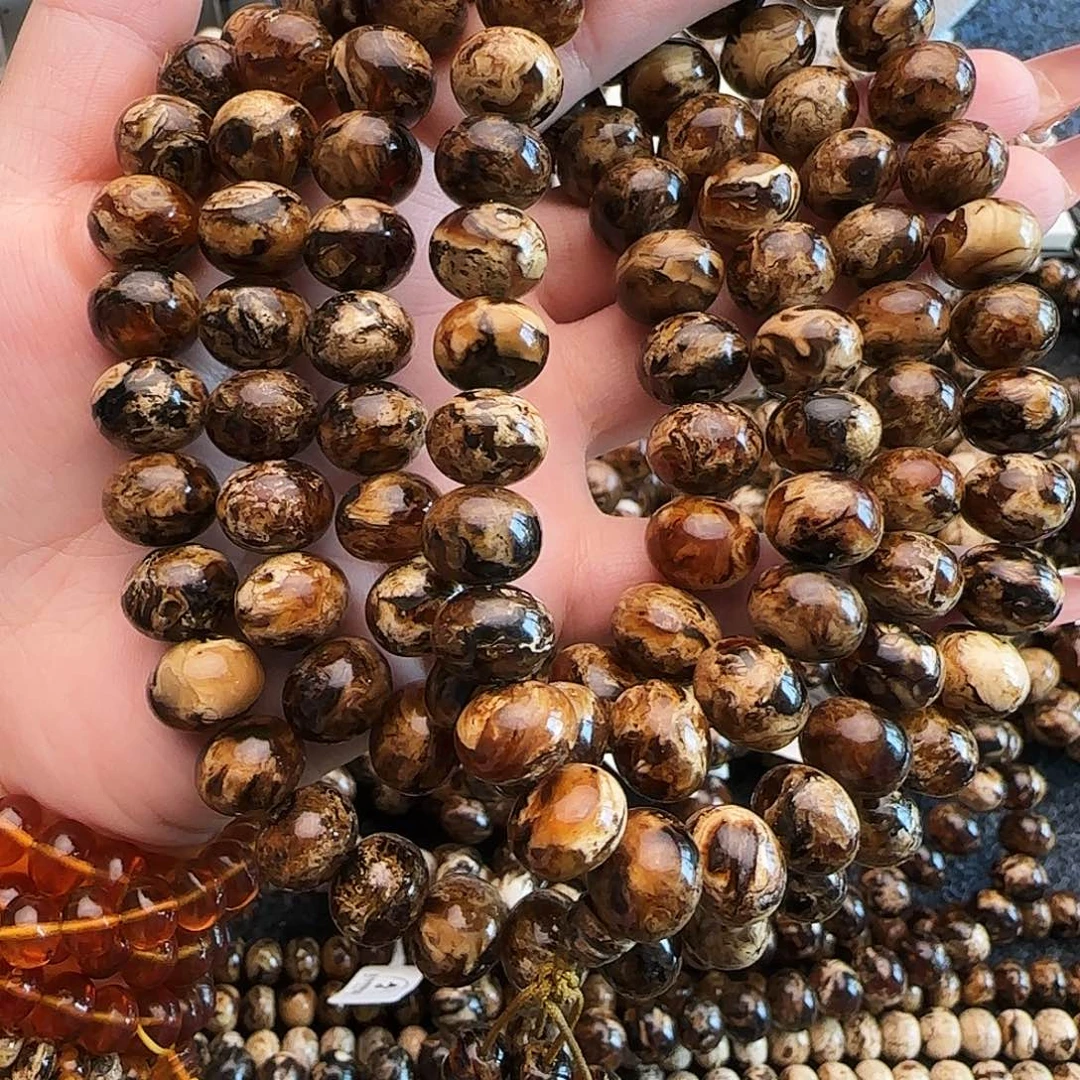 品***技琥珀未镶嵌手链抚顺琥珀