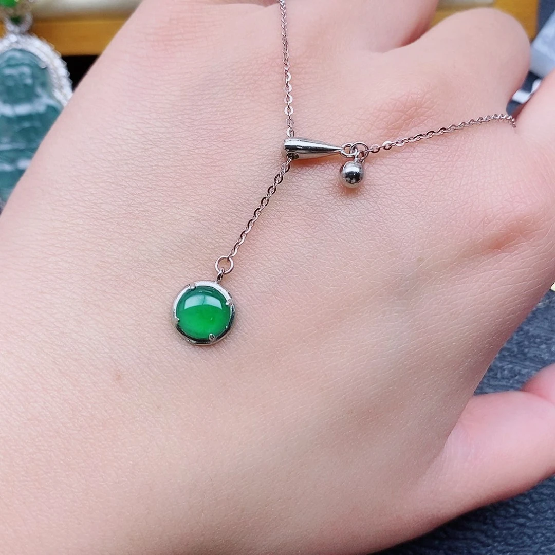 银S925镶嵌戒指翡翠