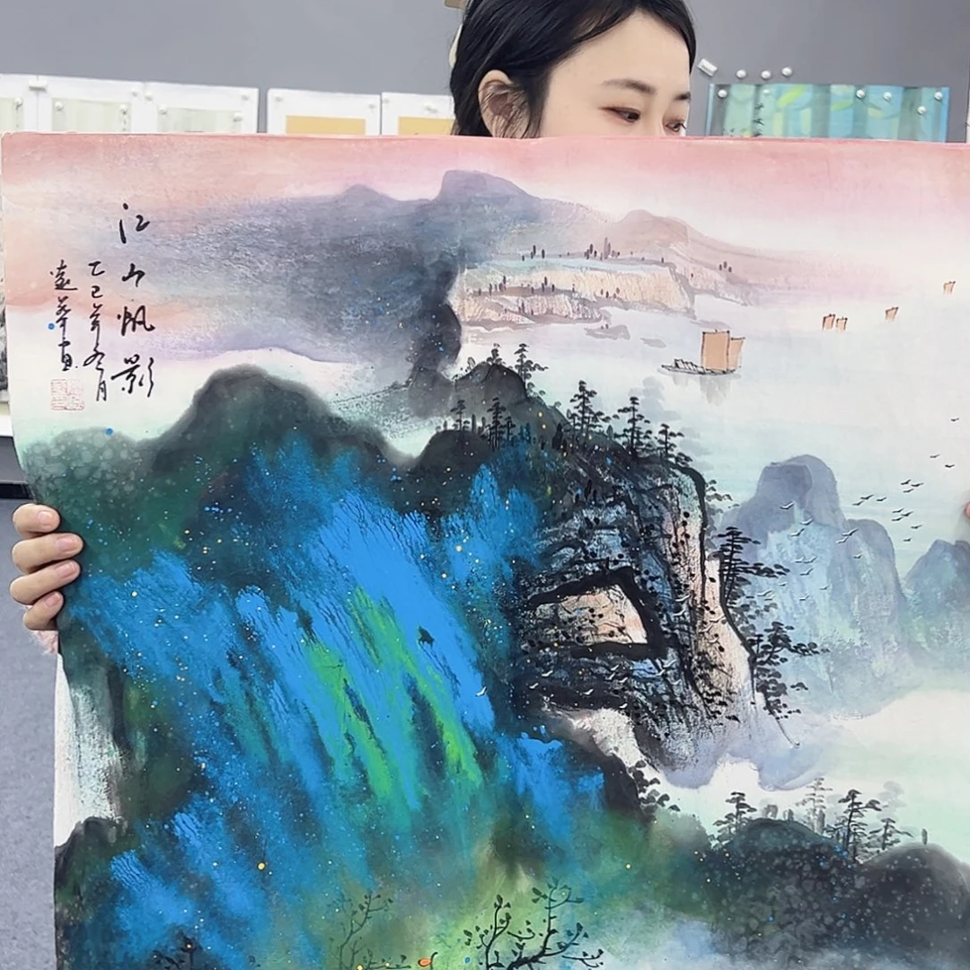 国画事事顺心如意万事如意万事如意