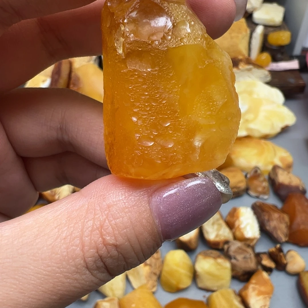 定制琥珀未镶嵌蜜蜡