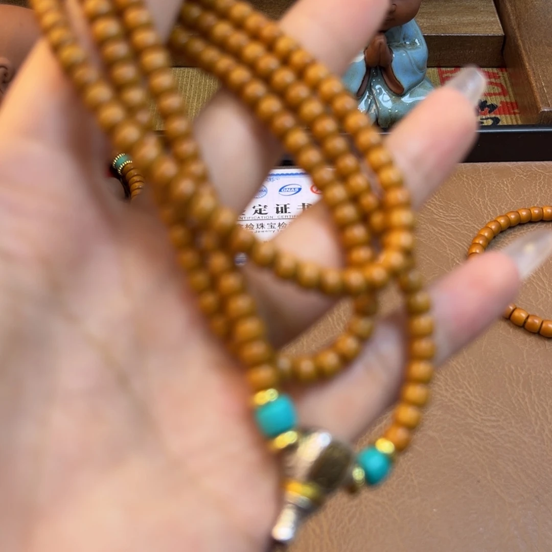 手串/手链橄榄核【手尖工艺】SSS级工艺精品橄榄核尖满配长串5m