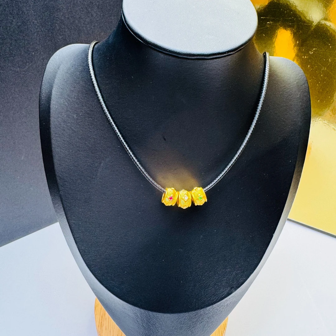 109#足金999 欧式精灵吊坠