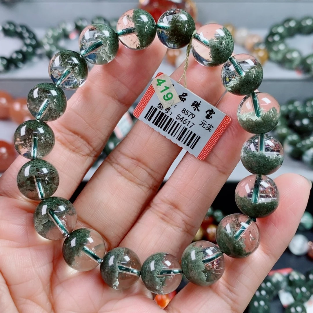 未镶嵌水晶手链绿幽灵手链54617