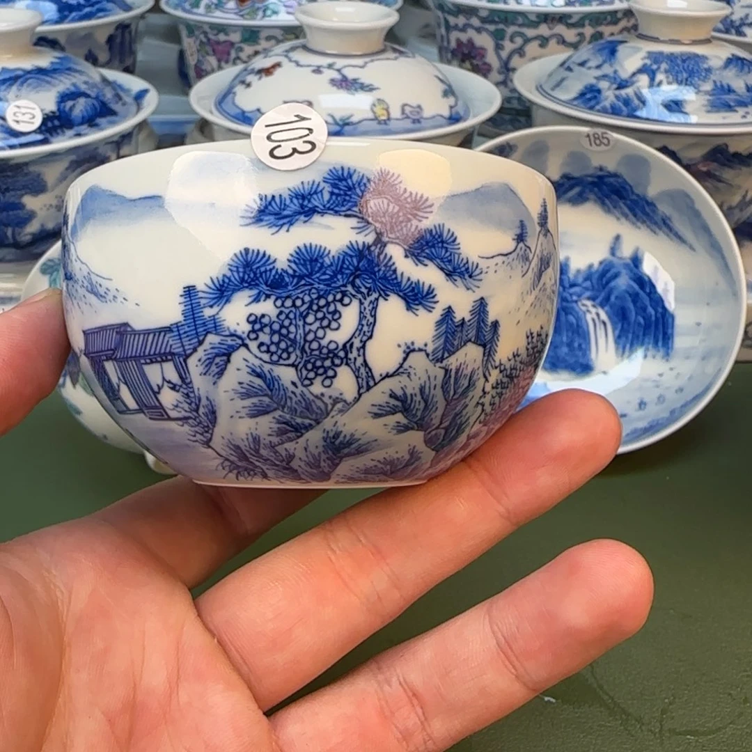 景德镇纯手工手绘茶具103