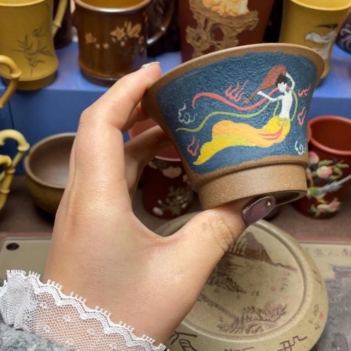 紫砂茶杯紫砂主人杯