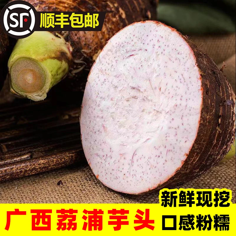 【顺丰包邮】正宗广西荔浦芋头新鲜现挖特大芋头粉糯香芋槟榔芋特产