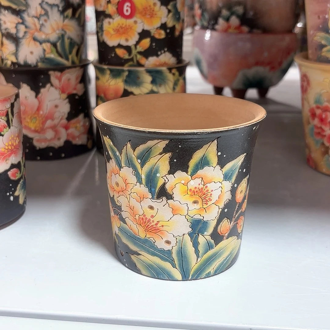 紫砂花盆手工花盆默认微瑕10/10