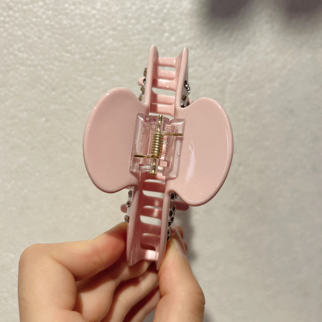 铜合金耳饰 8504 哥哥粉色醋抓款