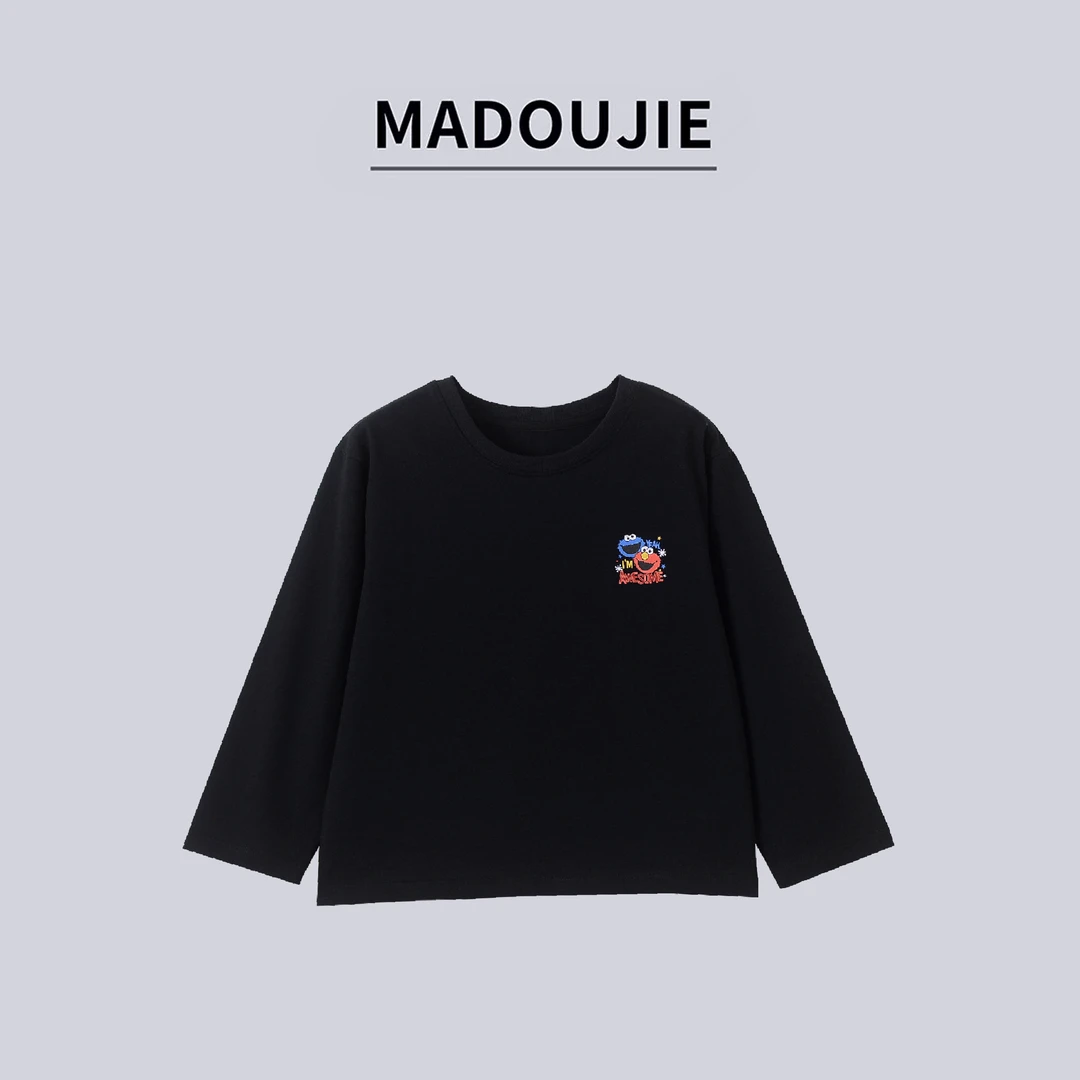 ZMJ男童T恤2025新款运动打底衫内搭撞色DM002