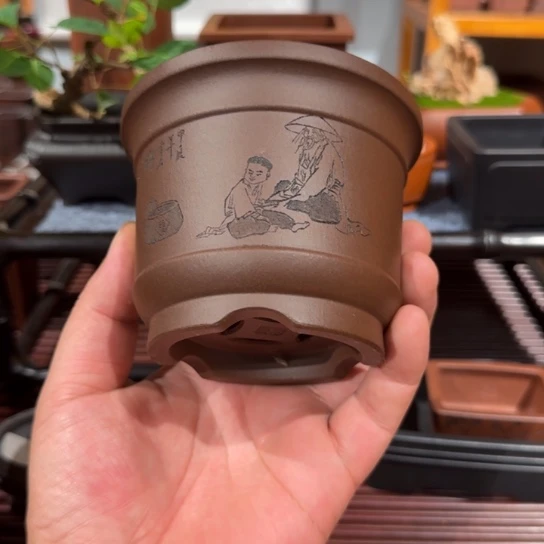 花盆紫砂原矿紫泥