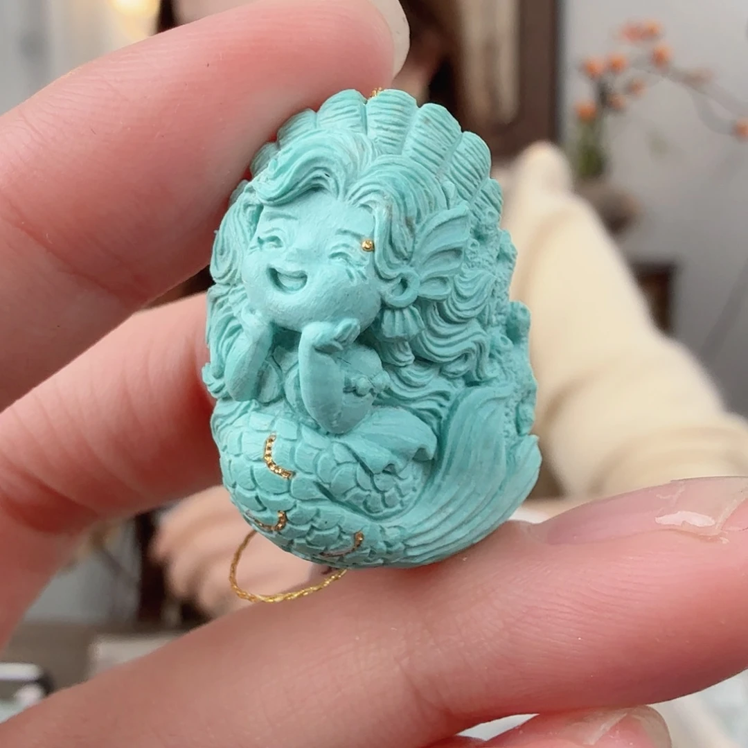 绿松石未镶嵌珠宝半成品
