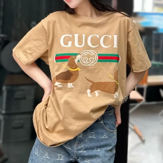 99新 GUCCI/古驰 短袖T恤/S码/Xspa5445