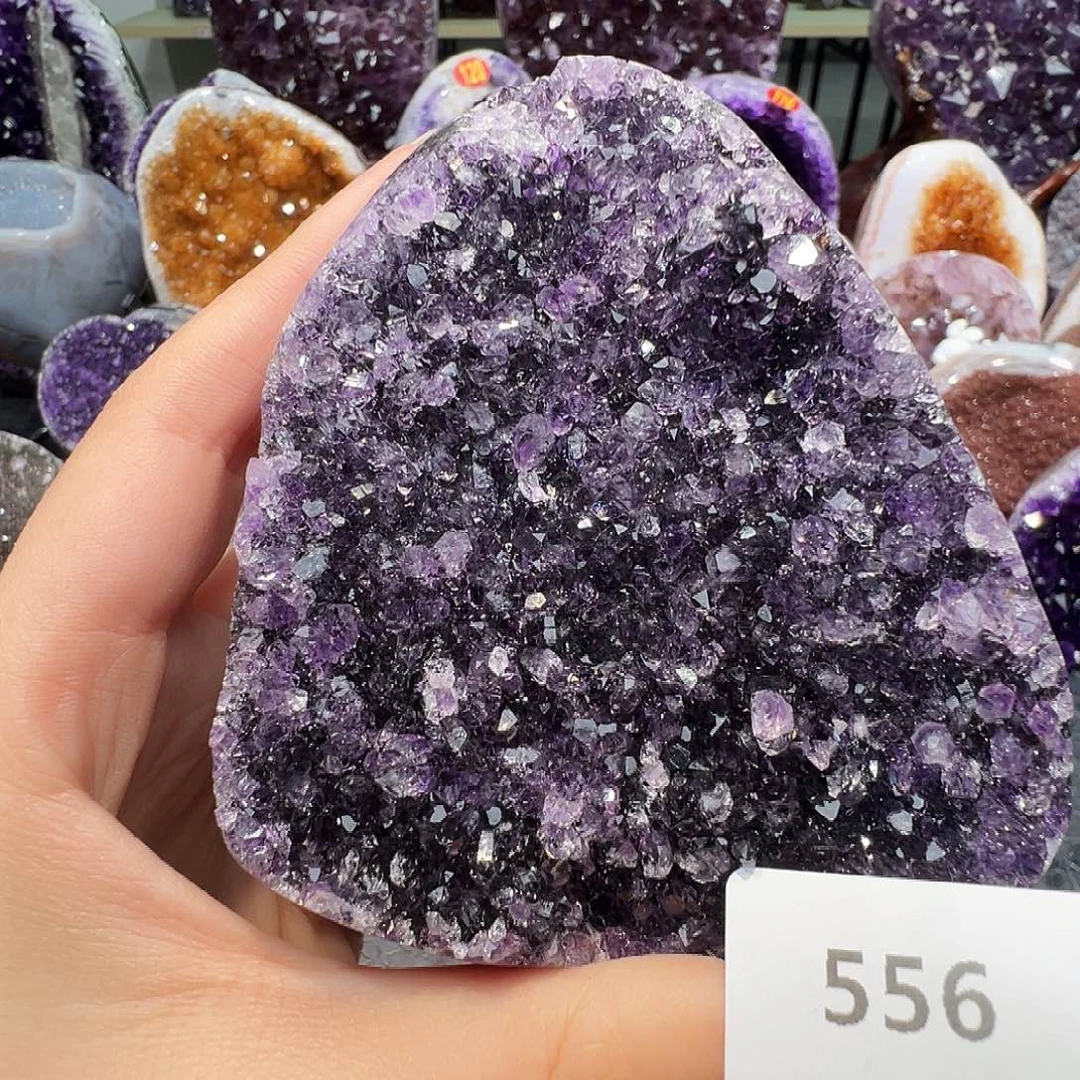 珠宝半成品未镶嵌紫晶