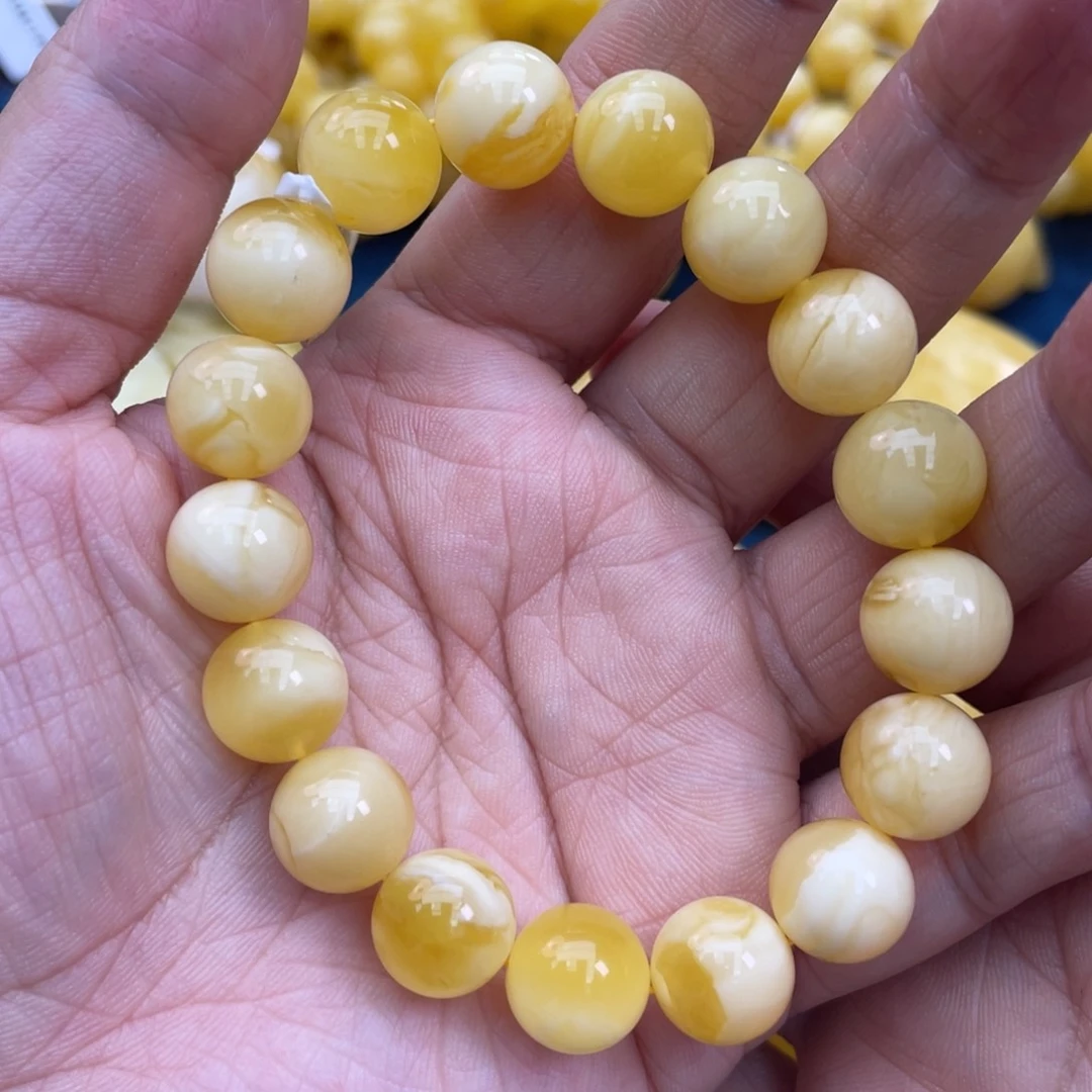 琥珀裸石未镶嵌琥珀蜜蜡11m m