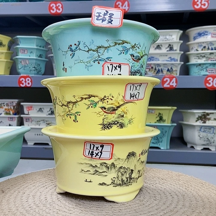 紫砂花瓶紫砂花盆