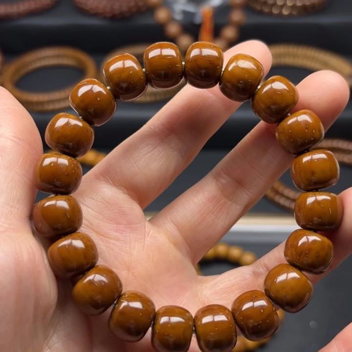 【闪购商品】菩提紫金鼠原皮老型手串