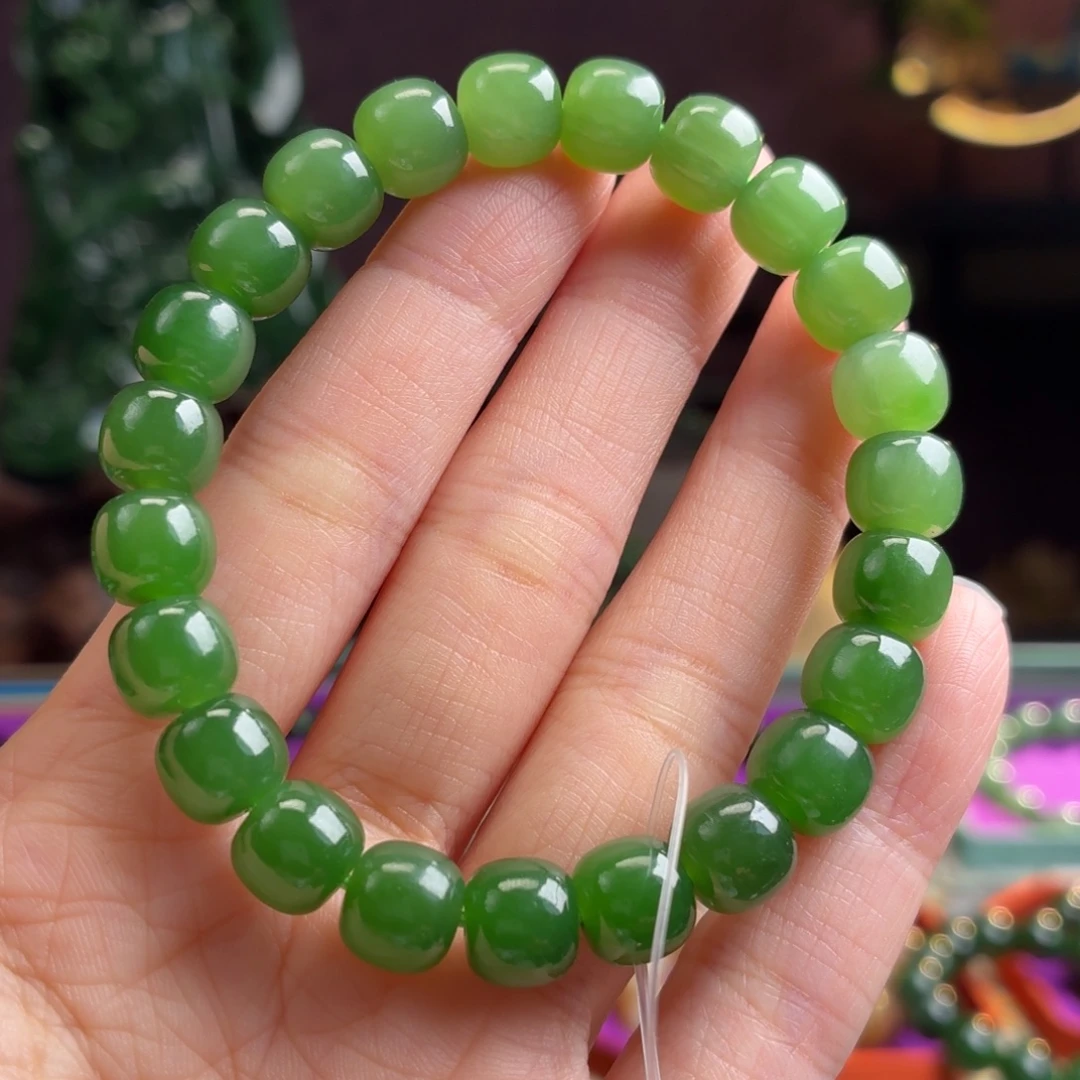 和田玉（碧玉）未镶嵌手串