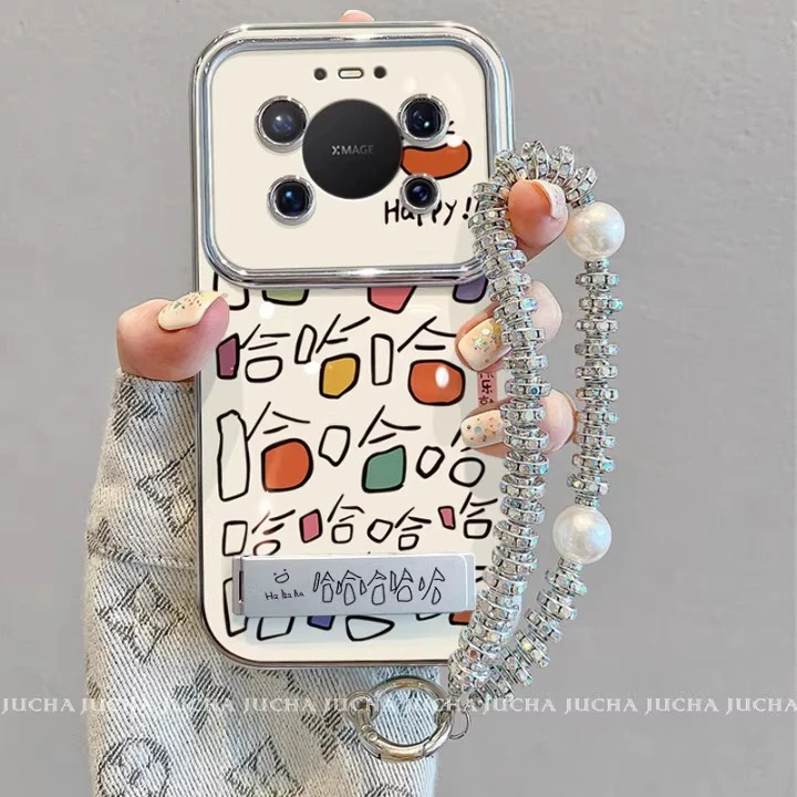 哈哈表情适用华为mate80pro女款小众手机壳80promax创意有趣80pro