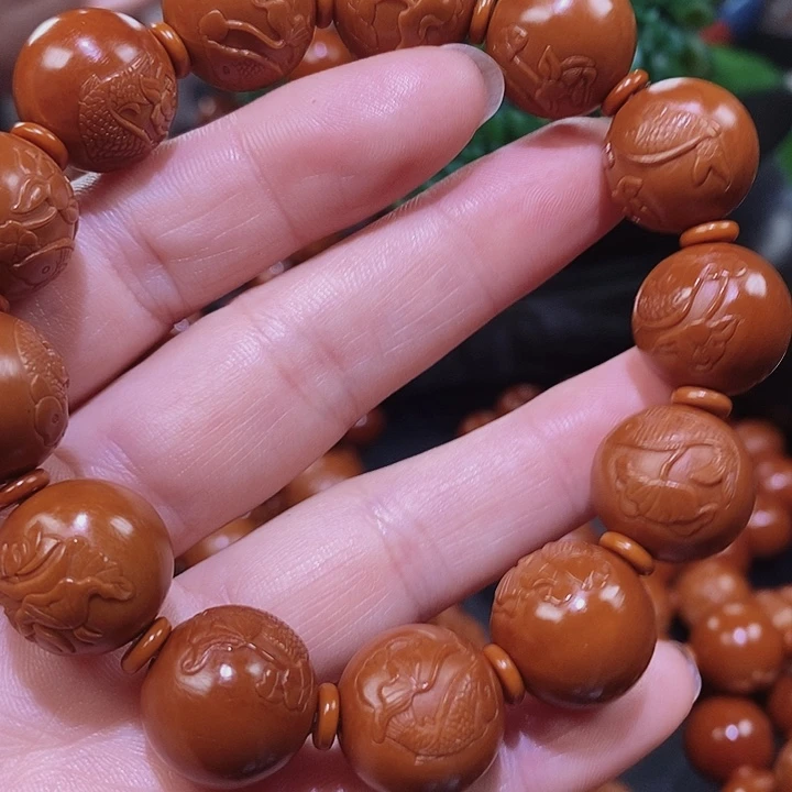 橄榄核手串/手链很****人连年有鱼16