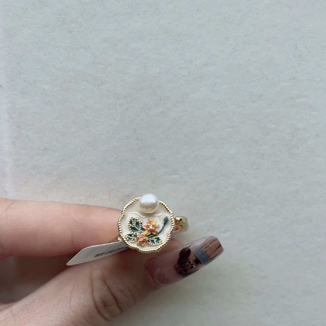 戒指未镶嵌淡水珍珠A51