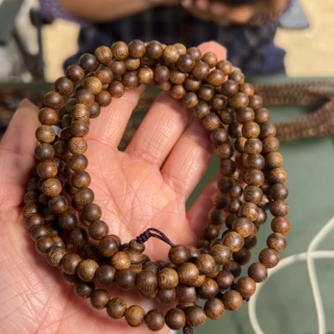 沉香手串白棋13克卡0.6多样性发1条